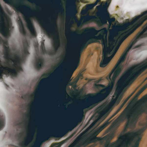 Copper and Black Marble Ink Moto E5 Play Skin